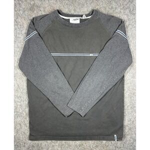 Y2K Point Zero Shirt Mens XL Gray Long Sleeve Skater Surf Stripe Tee